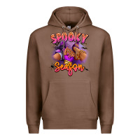 Chestnut Spooky season sneaker and heel afro woman Premium Hoodie - RanaPortraitStore