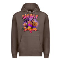 Coffee Spooky season sneaker and heel afro woman Premium Hoodie - RanaPortraitStore