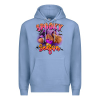 Colony Blue Spooky season sneaker and heel afro woman Premium Hoodie - RanaPortraitStore