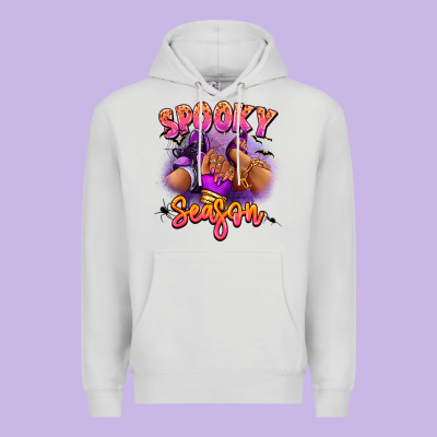 Premium Hoodie Spooky season sneaker and heel afro woman