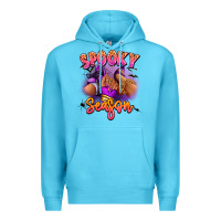 Ocean Blue Spooky season sneaker and heel afro woman Premium Hoodie - RanaPortraitStore