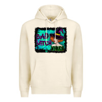 Tofu Halloween Bad Witch Vibes Watercolor Premium Hoodie - RanaPortraitStore