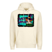Sandshell Halloween Bad Witch Vibes Watercolor Premium Hoodie - RanaPortraitStore