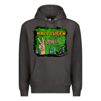 Smoke Watercolor Halloween Vibes Premium Hoodie - RanaPortraitStore