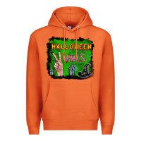 Carrot Watercolor Halloween Vibes Premium Hoodie - RanaPortraitStore