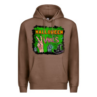 Chestnut Watercolor Halloween Vibes Premium Hoodie - RanaPortraitStore
