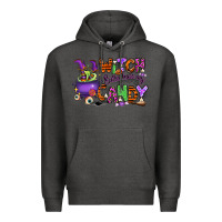 Charcoal Heather Witch better have my candy Premium Hoodie - RanaPortraitStore