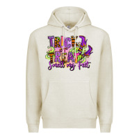 Oatmeal Heather Trick or treat smell my feet Premium Hoodie - RanaPortraitStore