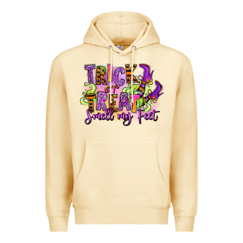 Trick Or Treat Smell My Feet Premium Hoodie by RanaPortraitStore | Teevron