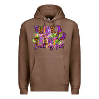 Chestnut Trick or treat smell my feet Premium Hoodie - RanaPortraitStore