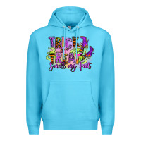 Ocean Blue Trick or treat smell my feet Premium Hoodie - RanaPortraitStore