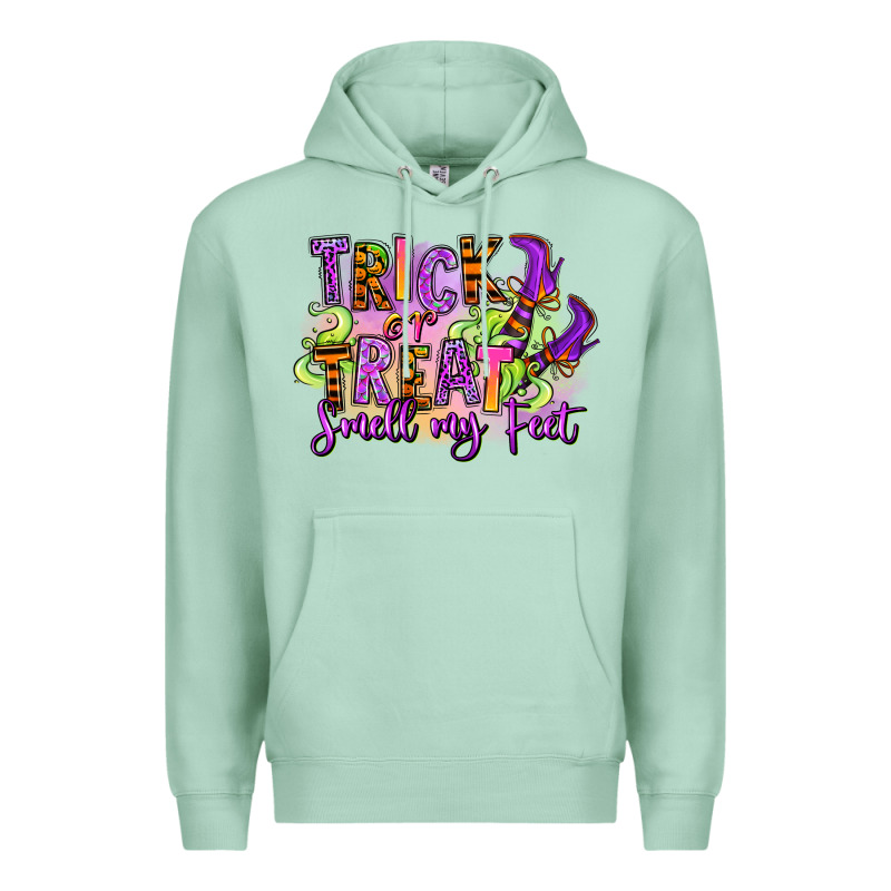 Trick Or Treat Smell My Feet Premium Hoodie by RanaPortraitStore | Teevron