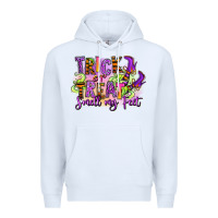 White Trick or treat smell my feet Premium Hoodie - RanaPortraitStore