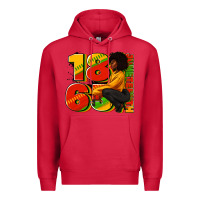 Cardinal 1865 Juneteenth afro woman Premium Hoodie - RanaPortraitStore