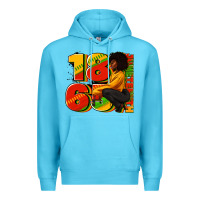 Ocean Blue 1865 Juneteenth afro woman Premium Hoodie - RanaPortraitStore