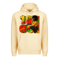 Pina Colada 1865 Juneteenth afro woman Premium Hoodie - RanaPortraitStore