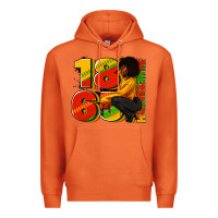 Carrot 1865 Juneteenth afro woman Premium Hoodie - RanaPortraitStore