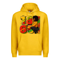 Lemon 1865 Juneteenth afro woman Premium Hoodie - RanaPortraitStore