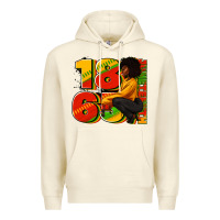 Sandshell 1865 Juneteenth afro woman Premium Hoodie - RanaPortraitStore