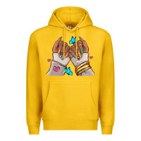 Lemon Afro woman nail art Premium Hoodie - RanaPortraitStore