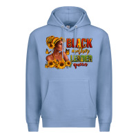 Colony Blue Afro American black mother leader queen Premium Hoodie - RanaPortraitStore