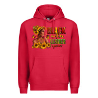 Cardinal Afro American black mother leader queen Premium Hoodie - RanaPortraitStore