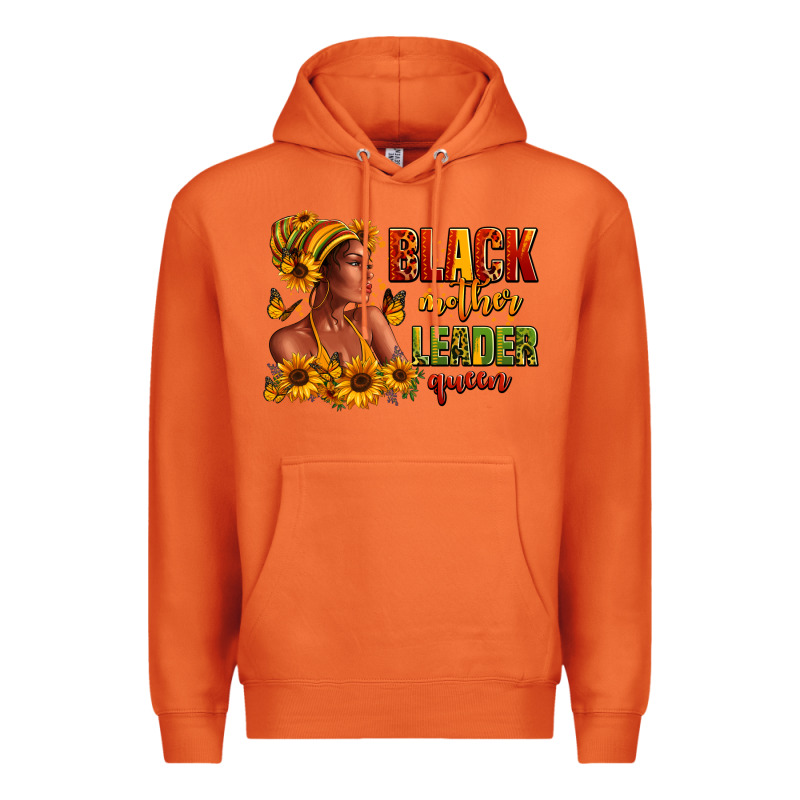 Afro American Black Mother Leader Queen Premium Hoodie by RanaPortraitStore | Teevron