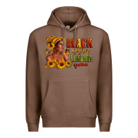 Chestnut Afro American black mother leader queen Premium Hoodie - RanaPortraitStore