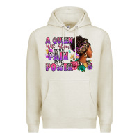 Oatmeal Heather A queen will always turn pain into power Premium Hoodie - RanaPortraitStore