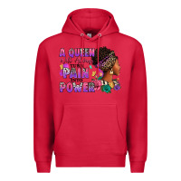 Cardinal A queen will always turn pain into power Premium Hoodie - RanaPortraitStore