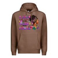 Chestnut A queen will always turn pain into power Premium Hoodie - RanaPortraitStore