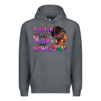 Rock A queen will always turn pain into power Premium Hoodie - RanaPortraitStore