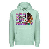 Seafoam A queen will always turn pain into power Premium Hoodie - RanaPortraitStore