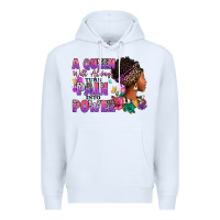 White A queen will always turn pain into power Premium Hoodie - RanaPortraitStore