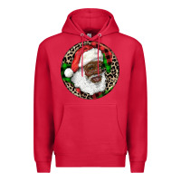 Cardinal Afro Santa Christmas Premium Hoodie - RanaPortraitStore