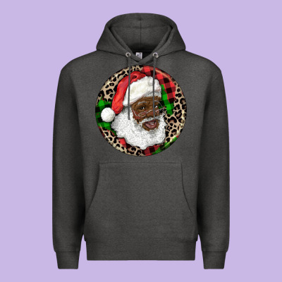 Afro Santa Christmas Premium Hoodie Designed By Ranaportraitstore