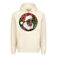 Tofu Afro Santa Christmas Premium Hoodie - RanaPortraitStore