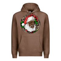 Chestnut Afro Santa Christmas Premium Hoodie - RanaPortraitStore