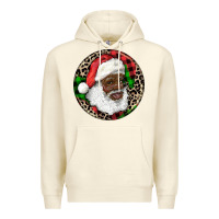 Sandshell Afro Santa Christmas Premium Hoodie - RanaPortraitStore