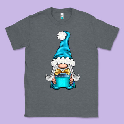 Winter Gnome With Gift Classic Tee Designed By Bundleandbundleshop