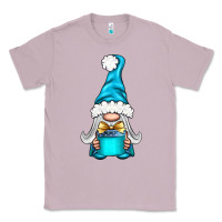 Lilac winter gnome with gift Classic Tee - BundleAndBundleShop