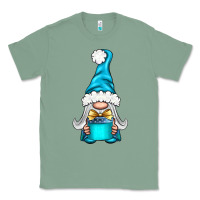 Sage winter gnome with gift Classic Tee - BundleAndBundleShop