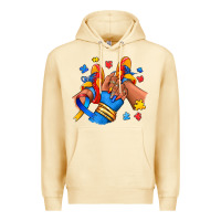 Pina Colada Autism afro girl sneakers Premium Hoodie - RanaPortraitStore