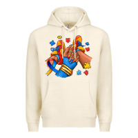 Tofu Autism afro girl sneakers Premium Hoodie - RanaPortraitStore