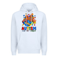 White Autism accept love understand afro girl sneakers Premium Hoodie - RanaPortraitStore