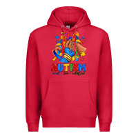 Cardinal Autism accept love understand afro girl sneakers Premium Hoodie - RanaPortraitStore