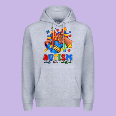 Autism Accept Love Understand Afro Girl Sneakers Premium Hoodie Designed By Ranaportraitstore
