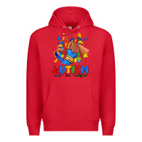 Red Autism accept love understand afro girl sneakers Premium Hoodie - RanaPortraitStore