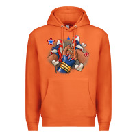 Carrot Baseball afro girl sneakers Premium Hoodie - RanaPortraitStore