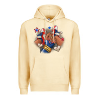 Pina Colada Baseball afro girl sneakers Premium Hoodie - RanaPortraitStore